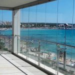 glass curtains in Mallorca