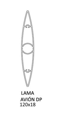 lama avion DP 120×18 lama avion DP 120×18